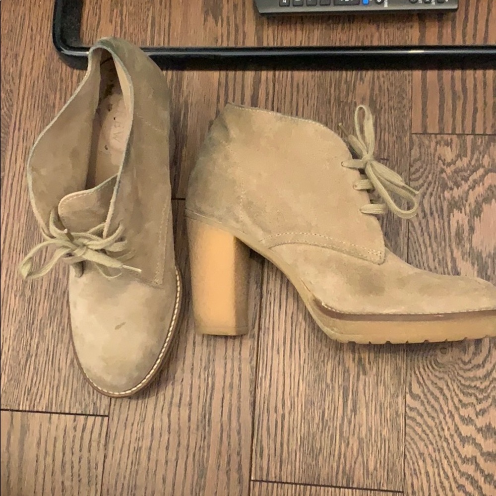 J. Crew Macalister Suede Heeled Booties